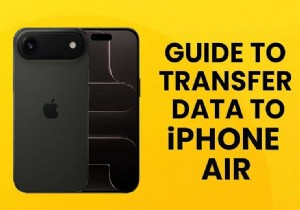 새로운 iPhone Air로 데이터를 전송하는 방법 - 6가지 입증된 방법이 포함된 전문가 가이드 
