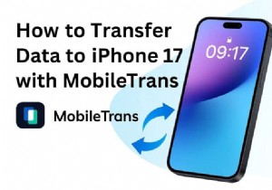 아이폰 17 데이터 전송 완벽 가이드: MobileTrans로 손쉽게 옮기는 방법