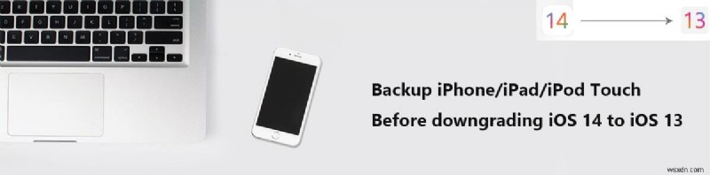 iOS 14 베타에서 13.5.1로 다운그레이드하기 전에 iPhone을 안전하게 백업 및 복원하는 방법 