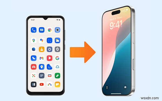 Android에서 iPhone으로의 원활한 마이그레이션:연락처, 사진 등을 몇 분 안에 전송 