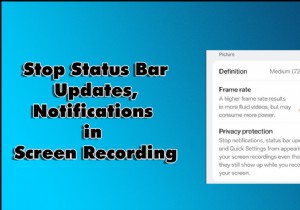 ColorOS 16에서 화면 녹화 중 상태 표시줄 및 알림 팝업 비활성화 