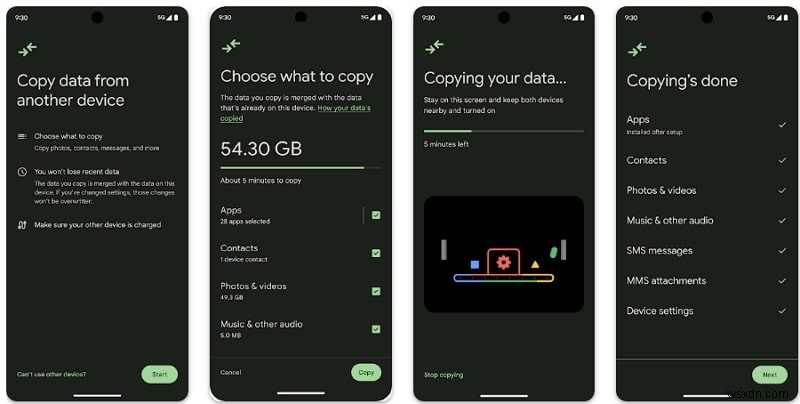간편한 파일 마이그레이션을 위한 상위 8개 Google Pixel 데이터 전송 앱 