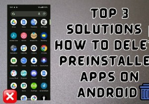 Android에서 원치 않는 사전 설치된 앱 제거:속도 향상 및 여유 공간 