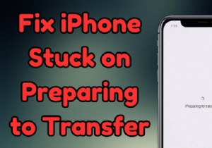  전송 준비 중 에서 iPhone이 멈추는 문제 수정 – 원활한 전환을 위한 간단한 4단계 