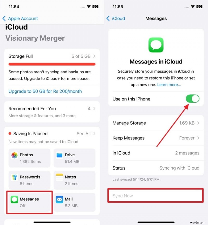 iPhone 및 iPad에서 일시 중지된 iCloud 동기화 해결:빠른 수정 및 팁 