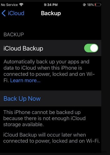iCloud 저장소에 공간이 충분할 때  공간 부족 이라고 표시됨 – 진단 및 해결 방법 