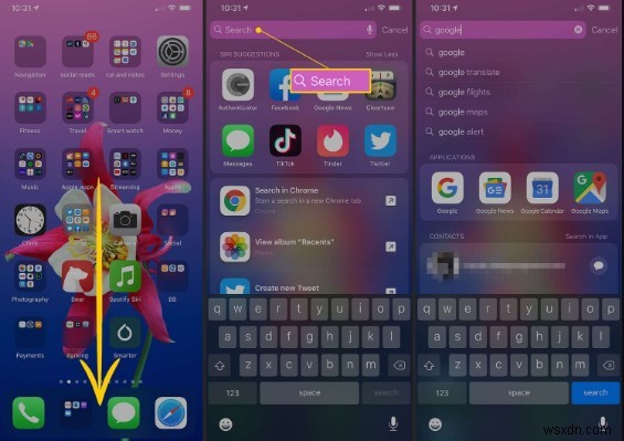 검색 화면에서 iPhone이 멈췄을 때 빠르고 안정적인 수정 