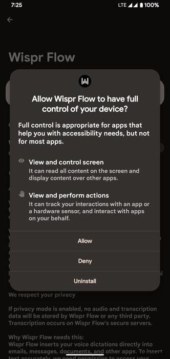 Wispr Flow Android 리뷰:지금까지 가장 정확한 음성-텍스트 앱 