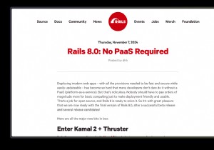 Rails 개발자를 위한  No PaaS  접근 방식이 현명한 선택입니까? 