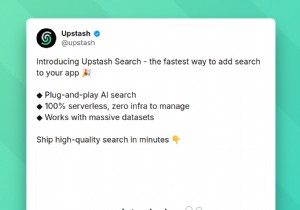 Upstash Redis 검색 소개:Redis 데이터에 대한 강력하고 확장 가능한 검색 