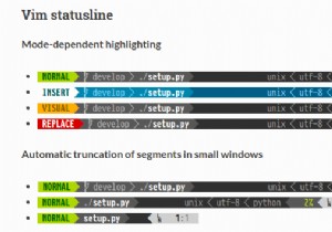 Powerline:사용자 정의 상태 표시줄 및 프롬프트로 Vim 및 Shell 향상 