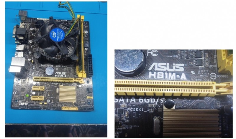 ASUS H81M-A 4세대 마더보드 수리:전문가 진단 및 수정 