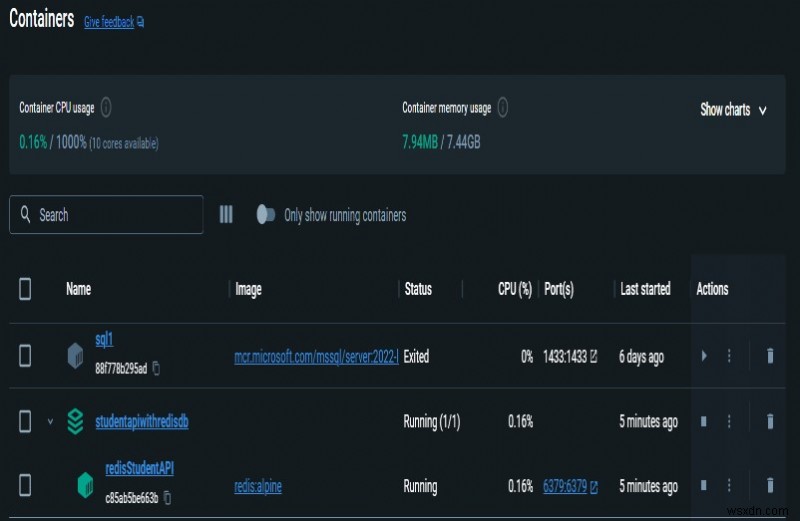.NET 8 웹 API의 기본 데이터 저장소인 Redis 