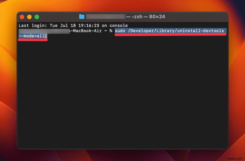 macOS에서 Xcode 제거 가이드:단계별 지침 