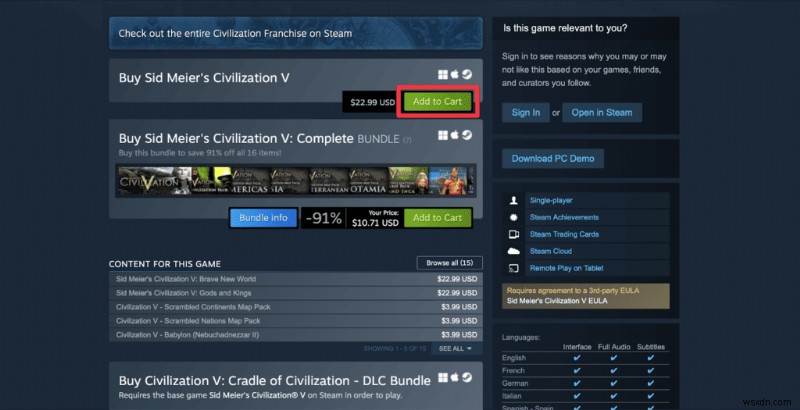 Mac에서 Civilization V를 플레이하세요:macOS 플레이어를 위한 최고의 가이드 