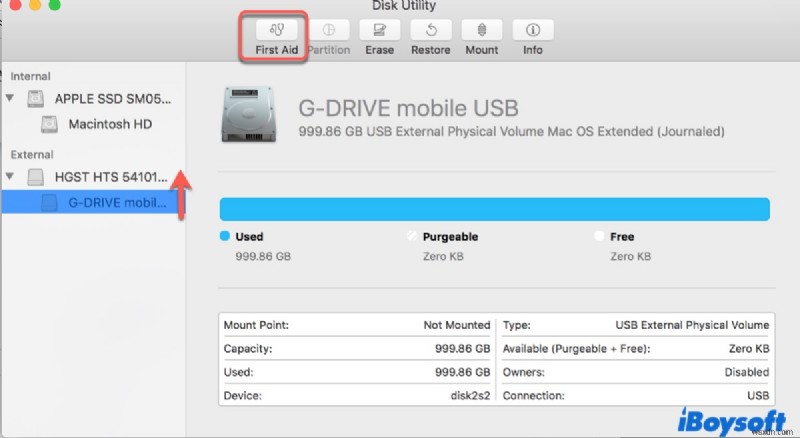 Mac에 G-Drive 외장 드라이브가 없나요? 데이터를 보호하기 위한 빠른 확인 