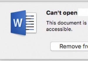 macOS Monterey에서 Word 파일 이름 바꾸기 및 액세스 문제 수정 