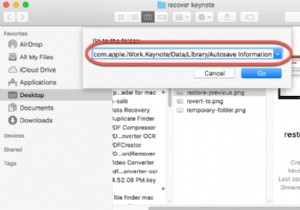 Mac에서 손실되거나 저장되지 않은 Keynote 파일 복구:단계별 가이드 