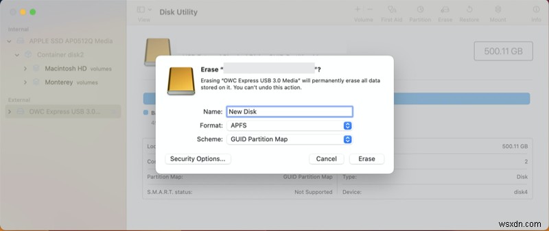 LaCie 드라이브가 macOS Sonoma, Ventura 및 Monterey에 장착되지 않음:원인 및 수정 사항 