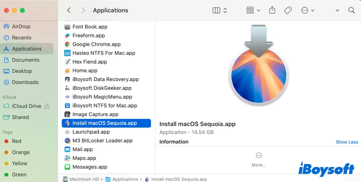 부팅 가능한 macOS 15 Sequoia USB 설치 프로그램을 만드는 방법 