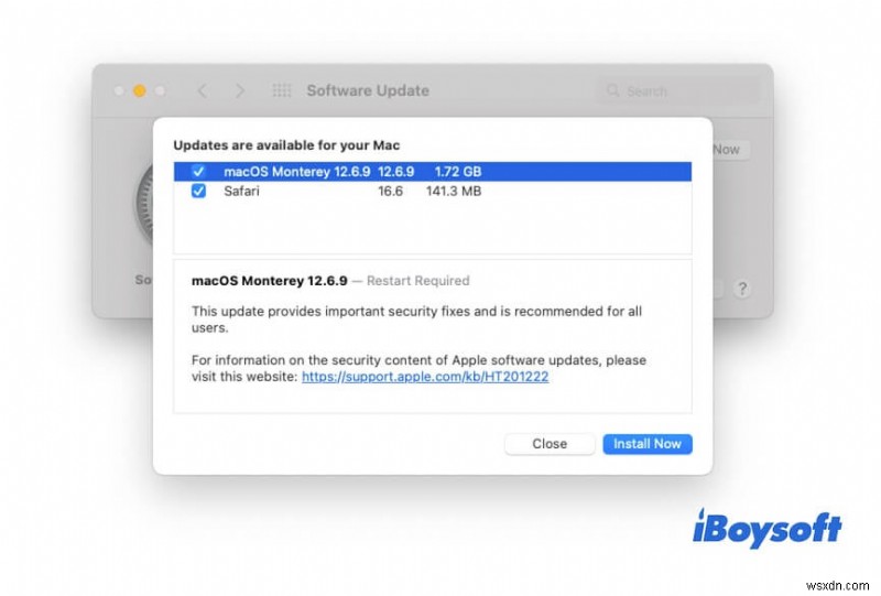 macOS Sonoma가 Mac에 설치되지 않는 이유 및 해결 방법 