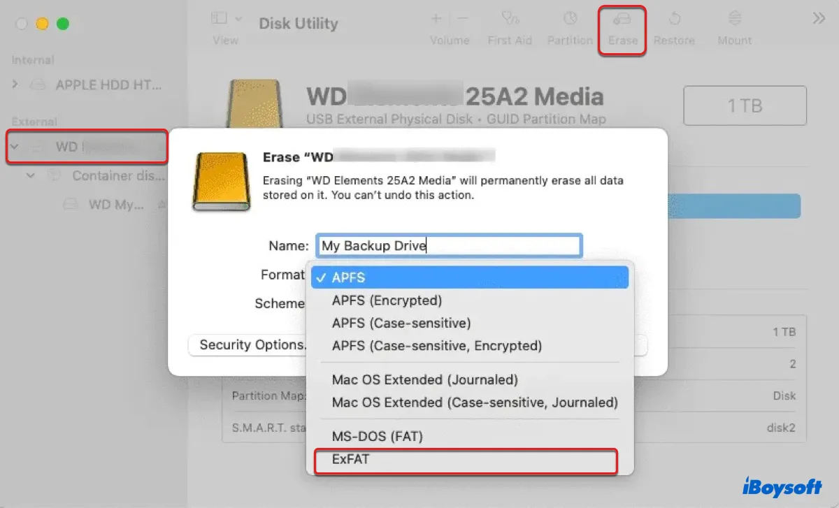 Mac의 Easystore:WD 외장 드라이브 설정 및 문제 해결 