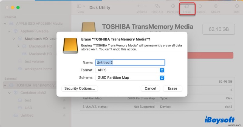 macOS Ventura 및 Sequoia에서 com.apple.DiskManagement.disenter 오류 49244 해결 