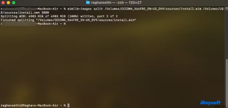 macOS에서 Windows 11 부팅 가능 USB 만들기:단계별 가이드 