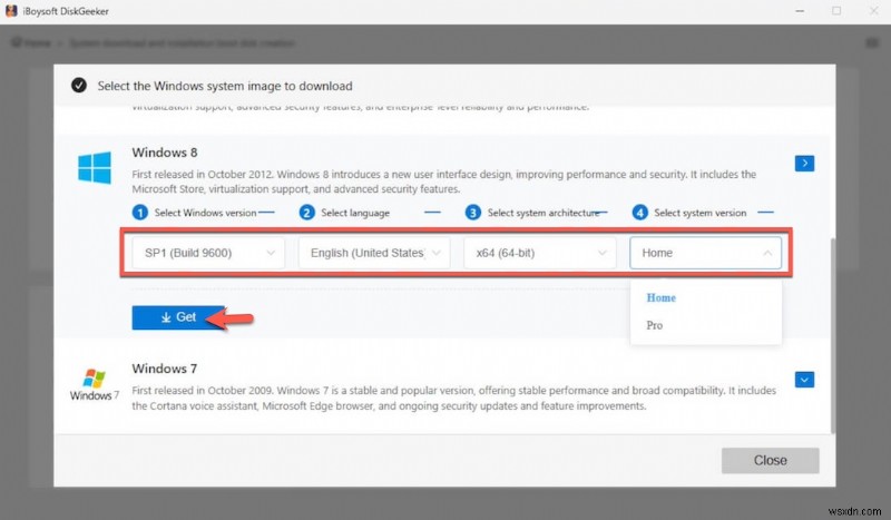 무료 직접 링크:Windows 8 64비트 및 32비트 ISO 다운로드(올인원) 