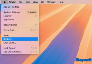 macOS Sequoia로 업데이트한 후 Mac 속도 향상 
