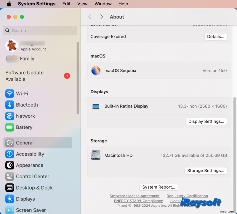 macOS Sequoia로 업데이트한 후 Mac 속도 향상 