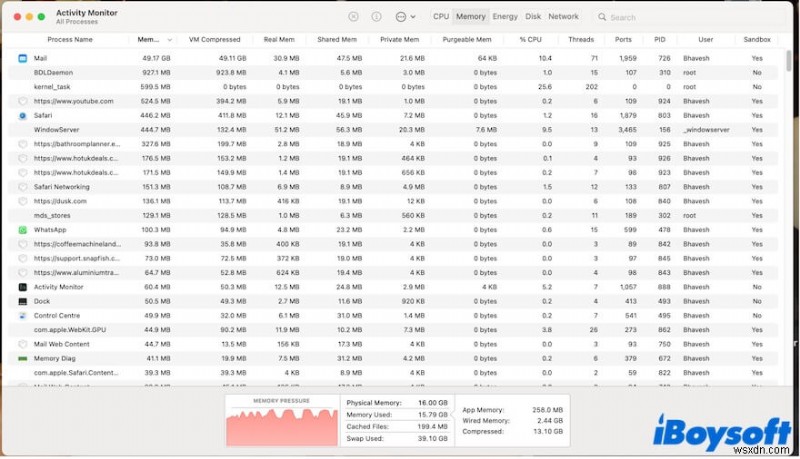 macOS Sequoia 메모리 누수:원인, 수정, 예방 팁 