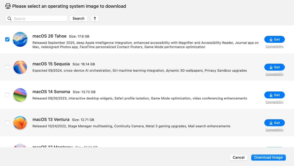 macOS Tahoe 26.4 설치 프로그램 및 IPSW 다운로드 – 안전하고 직접적이며 무료 