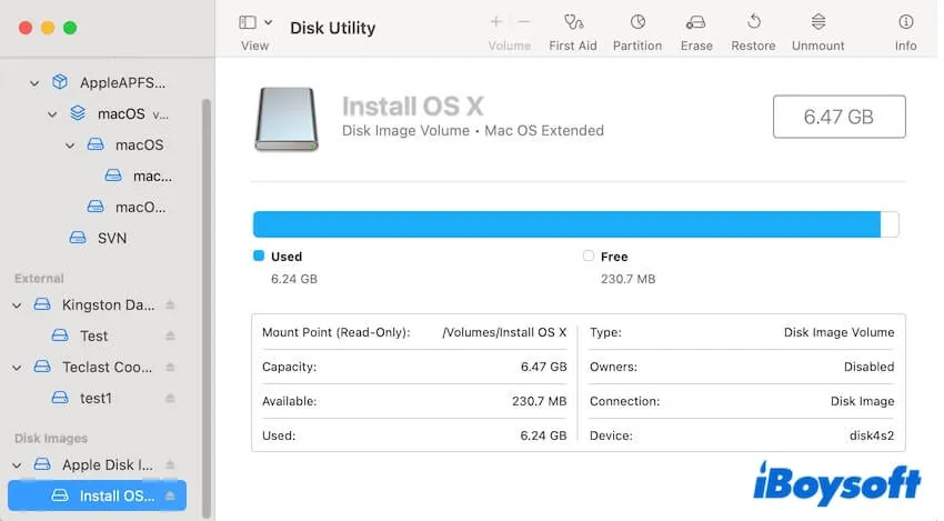 VirtualBox, Parallels 및 VMware용 DMG를 ISO로 변환 – 단계별 가이드 