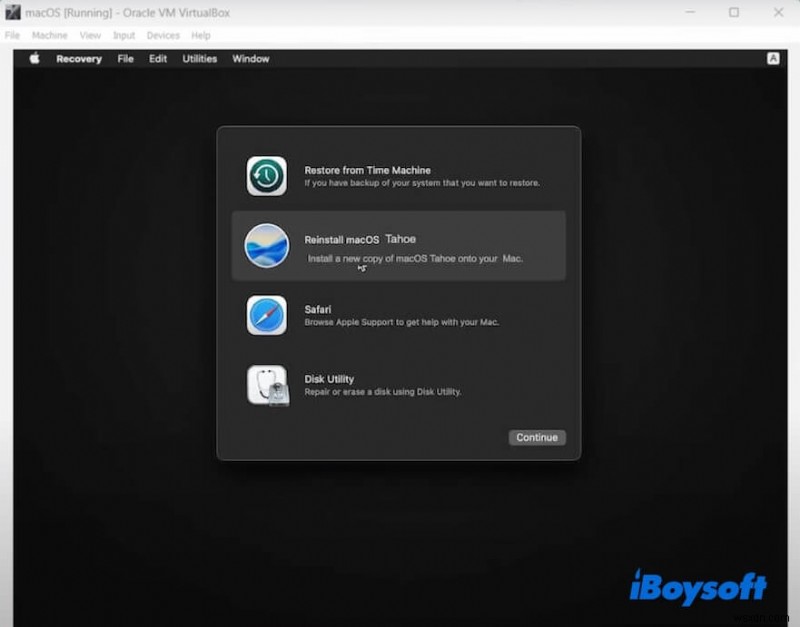 VirtualBox를 사용하여 Windows PC에서 macOS 26 Tahoe 실행 – 단계별 가이드 