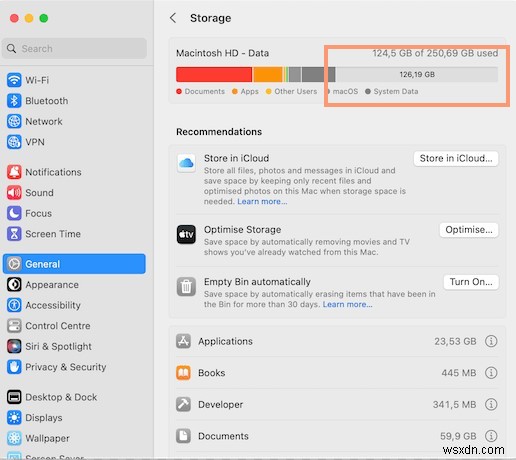 입증된 방법으로 macOS Sequoia 설치 공간 오류 수정 