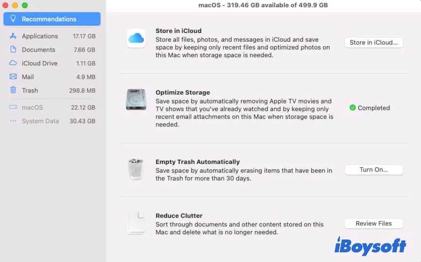 입증된 방법으로 macOS Sequoia 설치 공간 오류 수정 