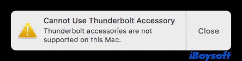 Mac Thunderbolt 문제 해결:오류 메시지 해결 및 연결 복원 