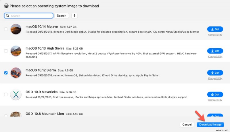 macOS Sierra 부팅 가능 DMG – 직접 링크를 통한 무료 다운로드 