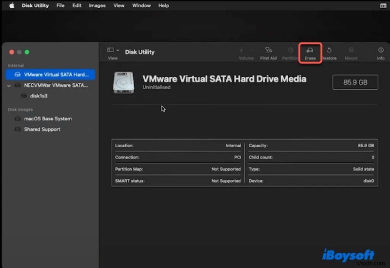 VMware Workstation에 macOS High Sierra를 설치하는 단계별 가이드 