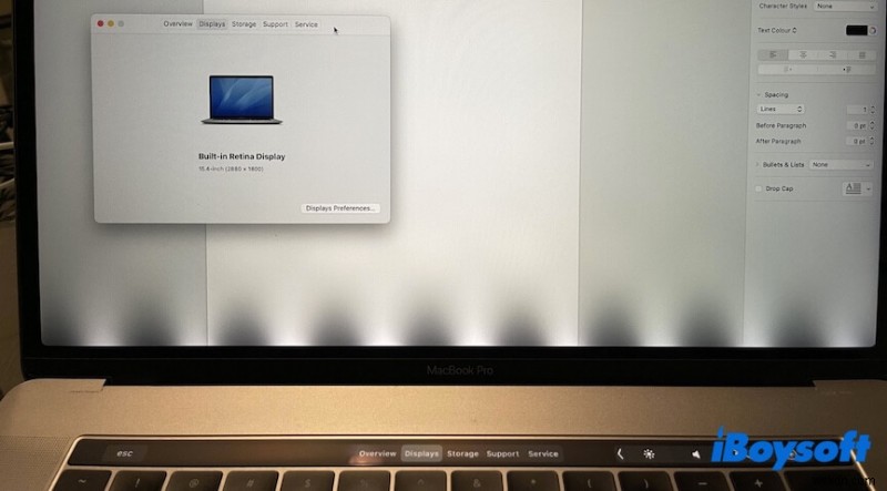 MacBook Pro 화면(2021 및 M1)에서 검은색 가로선을 수정하는 방법 