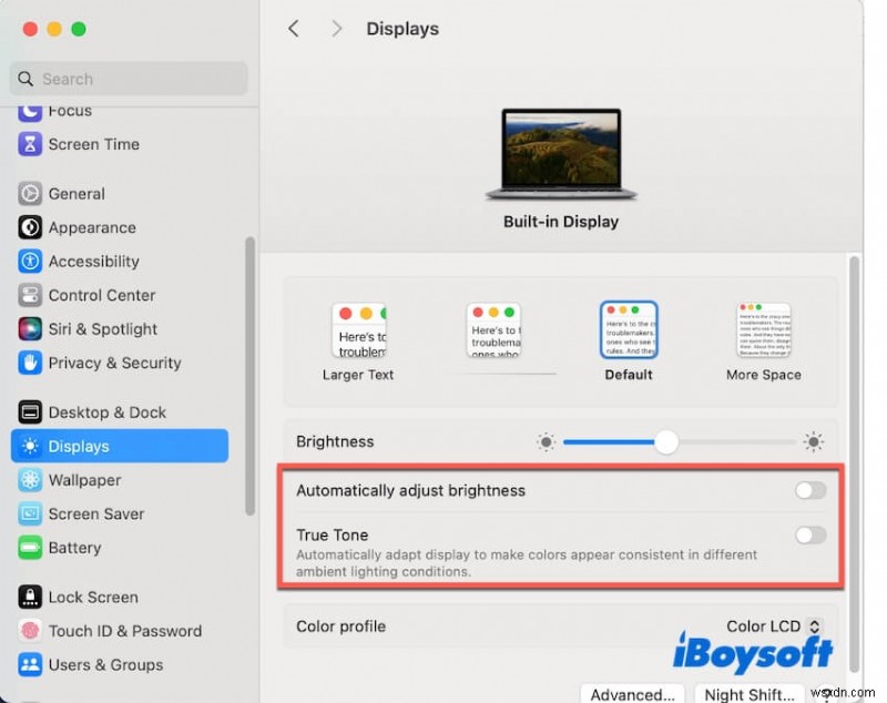 MacBook Pro 화면(2021 및 M1)에서 검은색 가로선을 수정하는 방법 