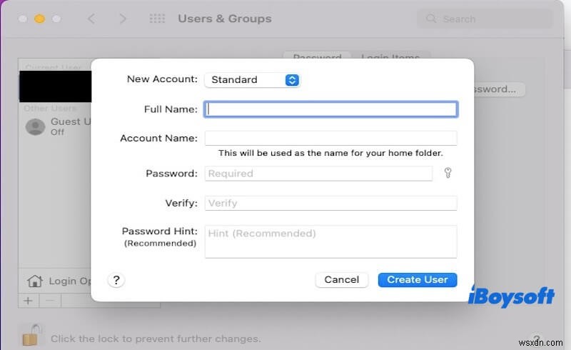 macOS  다운로드 권한 없음  오류 수정:Null 폴더 문제 