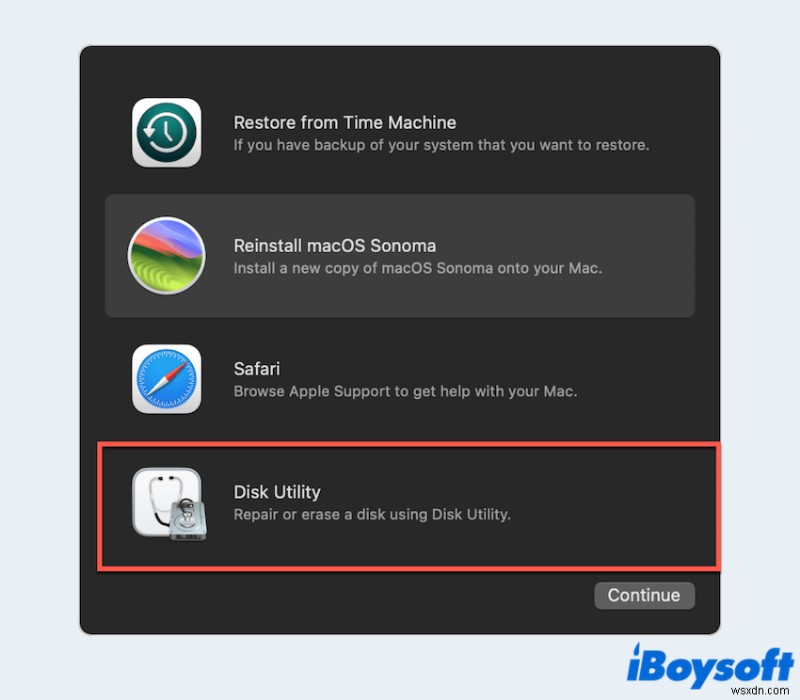 Time Machine 백업 드라이브에서  Space Manager Is Invalid  오류 수정 