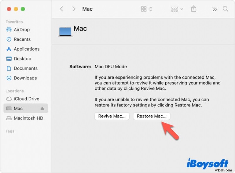  복구 변경 시스템 설정, 관리자를 찾을 수 없음  macOS 오류 해결 