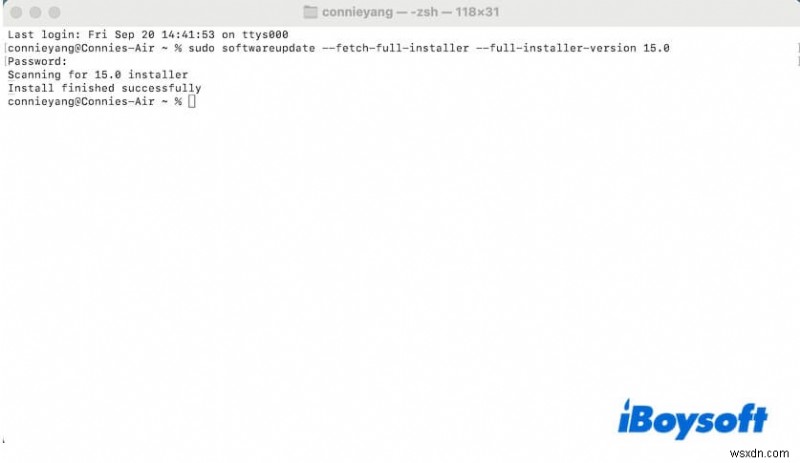 macOS Sequoia로 업데이트할 때  소프트웨어 업데이트를 개인화하지 못했습니다  오류 해결 