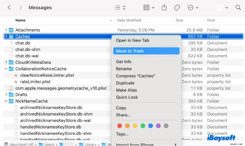 Mac 저장 공간 확보:iPhone에 영향을 주지 않고 Mac에서 메시지 삭제 