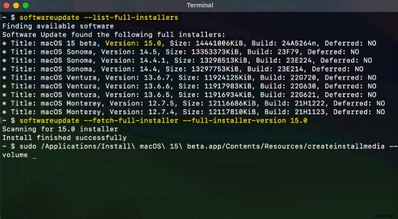 준비, 다운로드 또는 설치 시 macOS Sequoia 업데이트가 중단되는 문제 해결 
