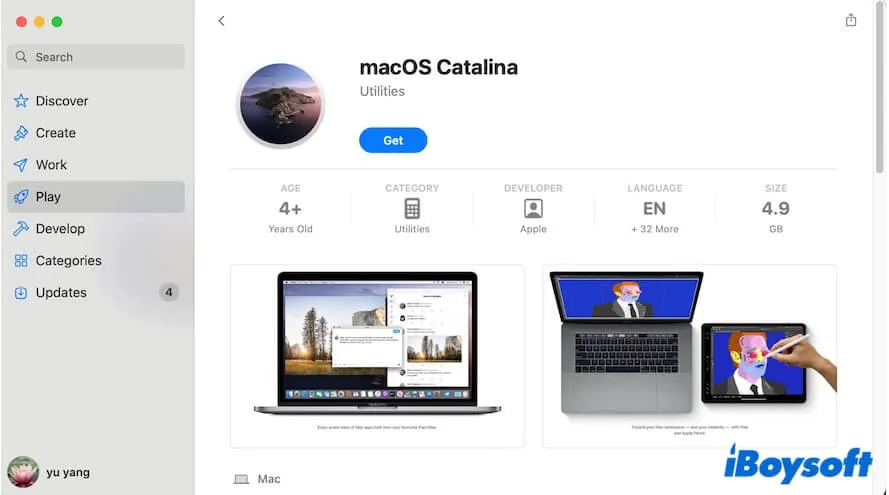 공식 macOS Catalina 설치 프로그램 및 ISO 다운로드 - 직접 링크 및 부팅 가능한 USB 가이드 