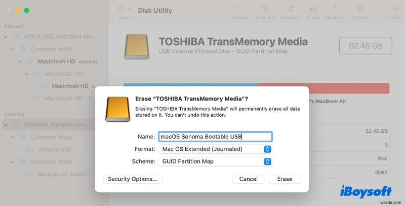 M1/M2, T2 및 Intel Mac에 macOS Sonoma 설치 정리:USB 및 복구 모드 가이드 